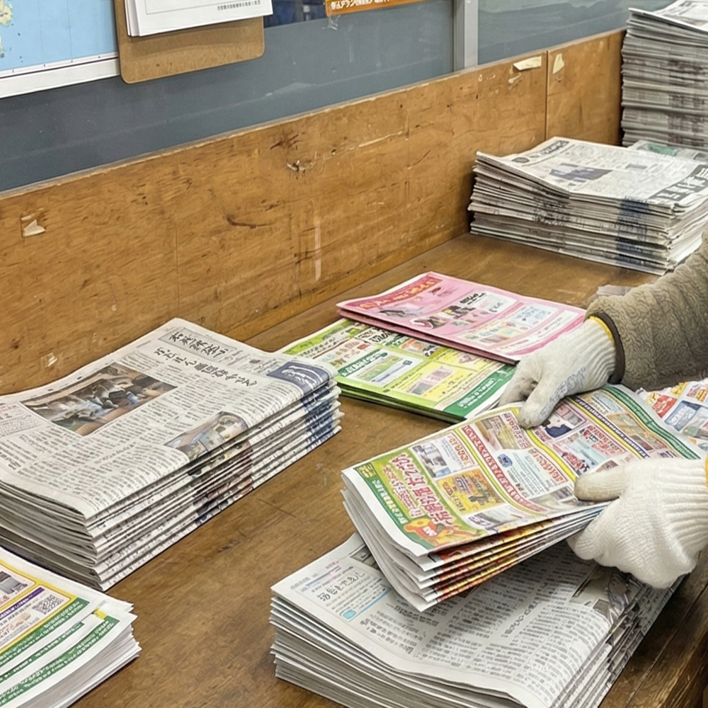 販売店作業風景